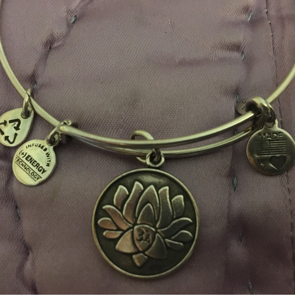 Alex & Ani bangle bracelet LOTUS